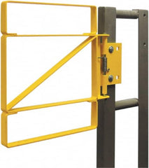 FabEnCo - Carbon Steel Self Closing Rail Safety Gate - Fits 31 to 33-1/2" Clear Opening, 25" Wide x 42" Door Height, - Benchmark Tooling