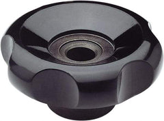 Elesa - 3.9" Head Diam, 6 Point Lobed Knob - 5/8-11 Hole, Duroplast - Benchmark Tooling