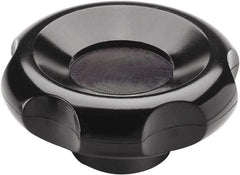 Elesa - 3.15" Head Diam, 6 Point Lobed Knob - 1/2-13 Hole, Glass Fiber Reinforced Technopolymer - Benchmark Tooling