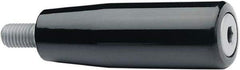 Elesa - 3/8-16 Threaded Stem, Revolving Handwheel & Machine Handle - Duroplast Traditional Handle, 0.71" Long Steel Stem, 3.54" Handle Length - Benchmark Tooling