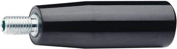 Elesa - M10 Threaded Stem, Revolving Handwheel & Machine Handle - Duroplast Traditional Handle, 0.67" Long Steel Stem, 3.15" Handle Length - Benchmark Tooling