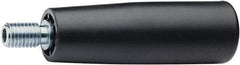 Elesa - M8 Threaded Stem, Revolving Handwheel & Machine Handle - High Impact Polypropylene Traditional Handle, 0.59" Long Steel Stem, 3.15" Handle Length - Benchmark Tooling