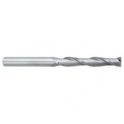 1 Dia. x 6 Overall Length 2-Flute Square End Solid Carbide SE End Mill-Round Shank-Center Cutting-Uncoated - Benchmark Tooling