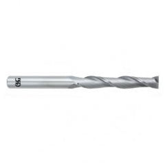 14mm Dia. x 153mm Overall Length 2-Flute Square End Solid Carbide SE End Mill-Round Shank-Center Cutting-Uncoated - Benchmark Tooling
