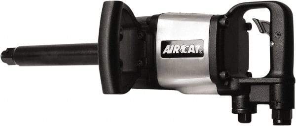 AIRCAT - 1" Drive, 5,000 RPM, 1,800 Ft/Lb Torque Impact Wrench - D-Handle, 1,400 IPM, 12 CFM, 90 psi, 1/2" NPT Inlet - Benchmark Tooling