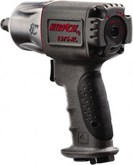 AIRCAT - 1/2" Drive, 10,000 RPM, 500 Ft/Lb Torque Impact Wrench - Pistol Grip Handle, 1,350 IPM, 6 CFM, 90 psi, 1/4" NPT Inlet - Benchmark Tooling