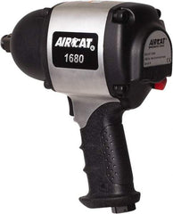 AIRCAT - 3/4" Drive, 4,500 RPM, 1,200 Ft/Lb Torque Impact Wrench - Pistol Grip Handle, 950 IPM, 8 CFM, 90 psi, 3/8" NPT Inlet - Benchmark Tooling