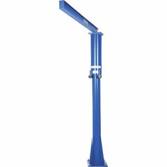 Vestil - 300 Lb Load Capacity, Steel Jib Crane - 6' Span - Benchmark Tooling