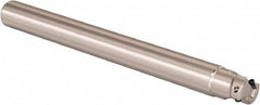 Seco - 16mm Cutting Diam, 14mm Shank Diam, 0.32mm Max Depth of Cut, Straight Shank Indexable Copy End Mill - 2 Inserts, LPHT Insert, R217.21 Toolholder - Benchmark Tooling