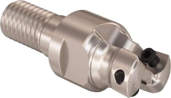 Seco - 12mm Cutting Diam, 0.32mm Max Depth of Cut, Modular Connection Indexable Copy End Mill - 2 Inserts, LPHT Insert, R217.21 Toolholder - Benchmark Tooling