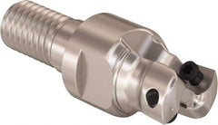Seco - 12mm Cutting Diam, 0.32mm Max Depth of Cut, Modular Connection Indexable Copy End Mill - 2 Inserts, LPHT Insert, R217.21 Toolholder - Benchmark Tooling