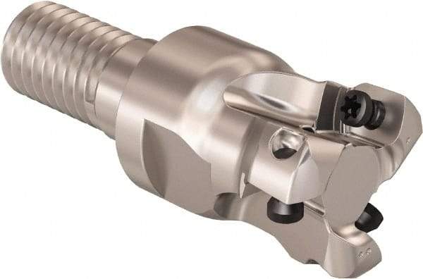 Seco - 5/8" Cutting Diam, 0.32mm Max Depth of Cut, Modular Connection Indexable Copy End Mill - 3 Inserts, LPHT Insert, R217.21 Toolholder - Benchmark Tooling