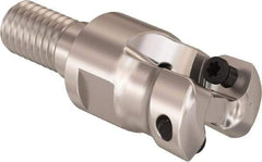 Seco - 1/2" Cutting Diam, 0.32mm Max Depth of Cut, Modular Connection Indexable Copy End Mill - 2 Inserts, LPHT Insert, R217.21 Toolholder - Benchmark Tooling