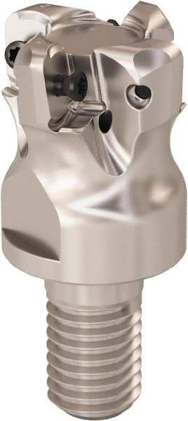 Seco - 1" Cutting Diam, 0.9mm Max Depth of Cut, Modular Connection Indexable Copy End Mill - 4 Inserts, LOHT Insert, R217.21 Toolholder - Benchmark Tooling