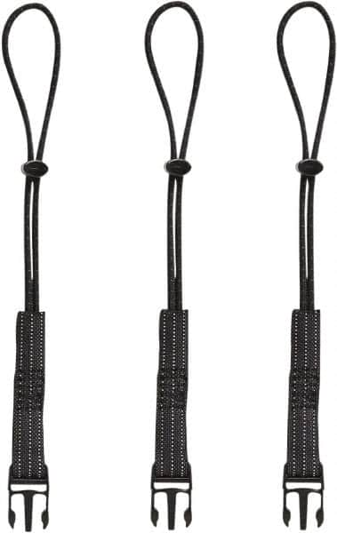 Ergodyne - 12-1/2" Tool Lanyard - Loop Connection, 13" Extended Length, Black - Benchmark Tooling