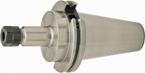 Parlec - 4.12" Projection, CAT50 Dual Contact Taper, ER16 Collet Chuck - Through Coolant - Exact Industrial Supply