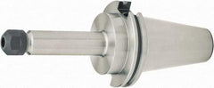 Parlec - 6.22" Projection, CAT50 Dual Contact Taper, ER16 Collet Chuck - Through Coolant - Exact Industrial Supply