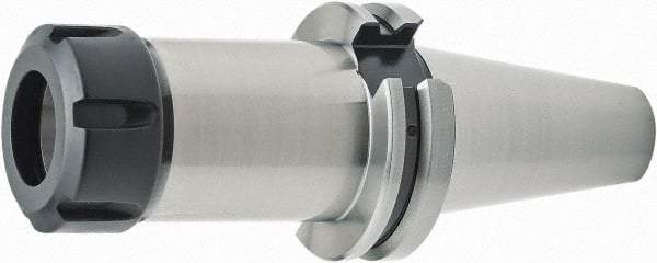 Parlec - 4" Projection, CAT40 Dual Contact Taper, ER32 Collet Chuck - Through Coolant - Exact Industrial Supply