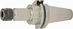 Parlec - 4.12" Projection, CAT40 Dual Contact Taper, ER16 Collet Chuck - Through Coolant - Exact Industrial Supply