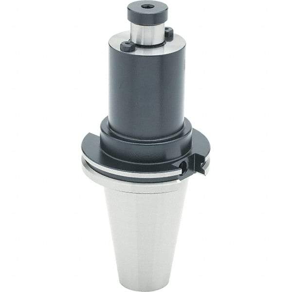 Parlec - CAT50 Dual Contact Taper Shank 25.4mm Pilot Diam Shell Mill Holder - 152.4mm Flange to Nose End Projection, 57.15mm Nose Diam, Through-Spindle Coolant - Exact Industrial Supply