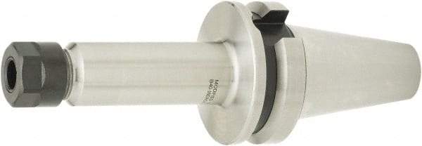 Parlec - 5" Projection, BT40 Dual Contact Taper, ER16 Collet Chuck - Through Coolant - Exact Industrial Supply