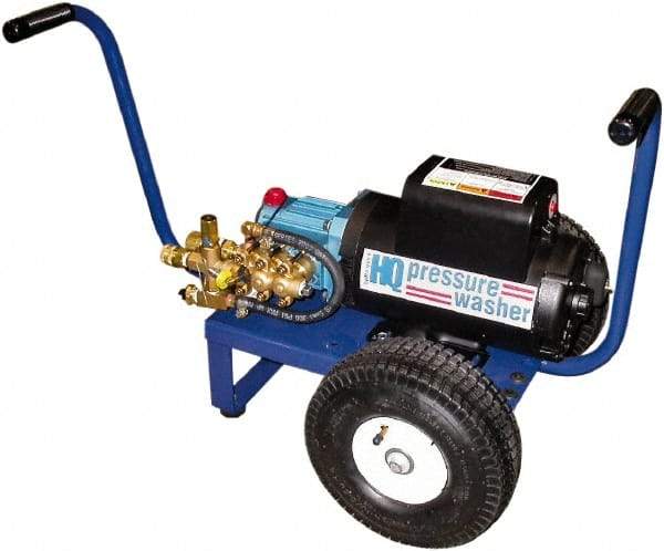 PRO-SOURCE - Electric, 15 Amp, 2.3 hp, 1,200 psi, 2.1 GPM, Cold Water Pressure Washer - General Triplex Ceramic Plunger, 25' x 3/8" Hose, 110 Max Volts - Benchmark Tooling