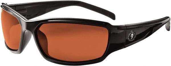 Ergodyne - Copper Lenses, Framed Polarized Glasses - Uncoated Lenses, Size Universal, Wrap Around - Benchmark Tooling