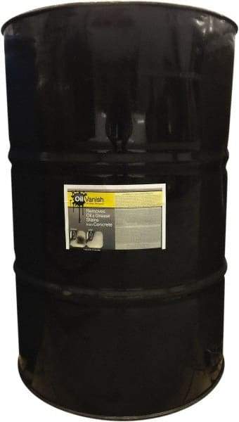 Oil Vanish - 55 Gal Drum Cleaner/Degreaser - Liquid, Odor-Free - Benchmark Tooling