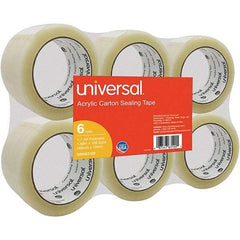 UNIVERSAL - 48mm Wide x 1.7mm Thick x 100m Long, 63120 Box Sealing & Label Protection Tape - Clear - Benchmark Tooling