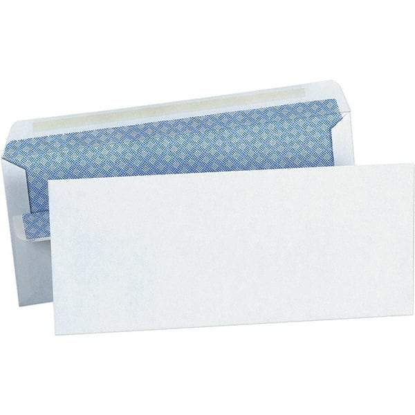 Universal One - 4.13" Long x 9.63" Wide Self Seal Business Envelope - White - Benchmark Tooling