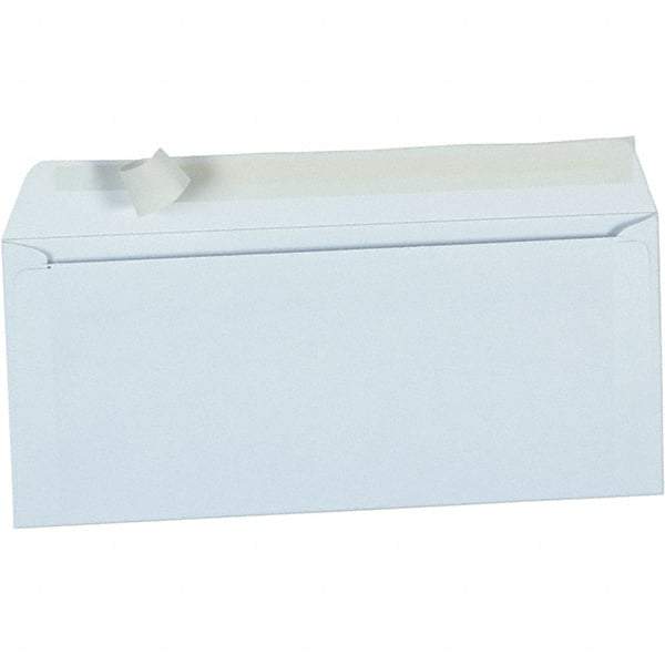 Universal One - 3-7/8" Long x 9.18" Wide Peel-Off Self-Seal Business Envelope - White - Benchmark Tooling