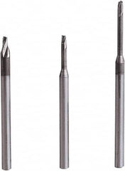 Seco - 0.6mm, 2 Flute, Single End, Solid Carbide, 0.05mm Corner Radius End Mill - 50mm OAL, 20° Helix, Right Hand Flute, 0.7mm LOC, Right Hand Cut, 2mm Extended Reach - Benchmark Tooling