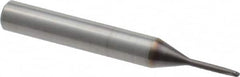 Seco - 1.5mm Diam, 1.5mm LOC, 2 Flute Solid Carbide Ball End Mill - MEGA-T Finish, Single End, 50mm OAL, 6mm Shank Diam, Spiral Flute - Benchmark Tooling