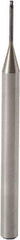 Seco - 0.5mm Diam, 0.38mm LOC, 2 Flute Solid Carbide Ball End Mill - MEGA-T Finish, Single End, 40mm OAL, 3mm Shank Diam, Spiral Flute - Benchmark Tooling