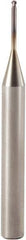 Seco - 1.5mm Diam, 1.13mm LOC, 2 Flute Solid Carbide Ball End Mill - MEGA-T Finish, Single End, 6mm Shank Diam, Spiral Flute - Benchmark Tooling