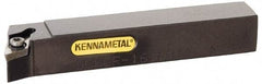 Kennametal - SDHC, Left Hand Cut, 50° Lead Angle, 20mm Shank Height x 20mm Shank Width, Neutral Rake Indexable Turning Toolholder - 125mm OAL, DC..11T3.. Insert Compatibility, Series Screw-On - Benchmark Tooling