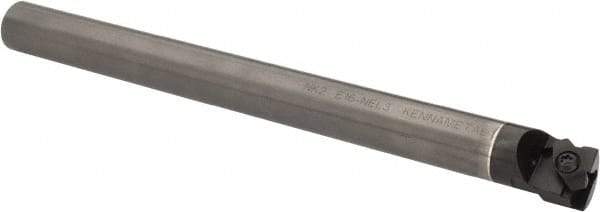 Kennametal - 1-3/8" Min Bore Diam, 12" OAL, 1" Shank Diam, E-NE Indexable Boring Bar - N. Insert, Clamp Holding Method - Benchmark Tooling