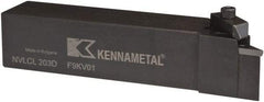Kennametal - VP.., -5° Lead Angle NVLC External Left Hand Indexable Profiling Toolholder - 1-1/4" Shank Height x 1-1/4" Shank Width, 6" Long, Steel - Benchmark Tooling