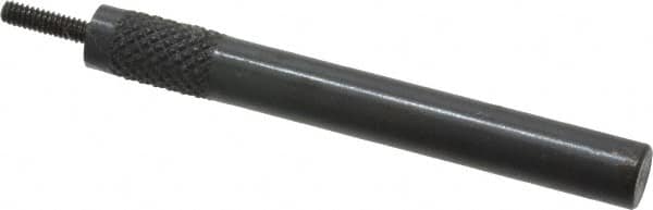 Merit Abrasives - 3-48 Cross/Square Pad Mandrel - 2-1/2" Long x 1/4" Diam - Benchmark Tooling