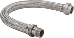 Made in USA - 36" OAL, 1-1/2" ID, 410 Max psi, Flexible Metal Hose Assembly - Benchmark Tooling