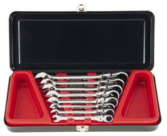 Blackhawk by Proto - 8 Piece, 5/16" to 3/4", Combination Wrench Set - Inch Measurement Standard, Full Polish Finish, Comes in Metal Case - Benchmark Tooling