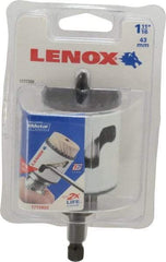 Lenox - 1-11/16" Diam, 1-1/2" Cutting Depth, Hole Saw - Bi-Metal Saw, Toothed Edge - Benchmark Tooling