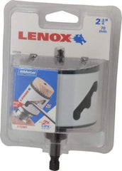 Lenox - 2-3/4" Diam, 1-1/2" Cutting Depth, Hole Saw - Bi-Metal Saw, Toothed Edge - Benchmark Tooling