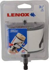 Lenox - 3-1/8" Diam, 1-1/2" Cutting Depth, Hole Saw - Bi-Metal Saw, Toothed Edge - Benchmark Tooling
