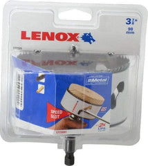 Lenox - 3-7/8" Diam, 1-1/2" Cutting Depth, Hole Saw - Bi-Metal Saw, Toothed Edge - Benchmark Tooling