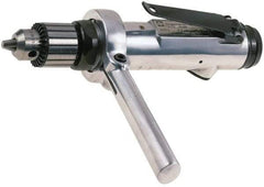 Ingersoll-Rand - 3/8" Keyed Chuck - Inline Handle, 1,000 RPM, 15 CFM, 0.4 hp, 90 psi - Benchmark Tooling