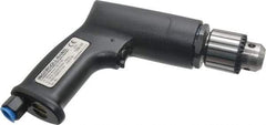 Ingersoll-Rand - 3/8" Keyed Chuck - Pistol Grip Handle, 2,100 RPM, 19 CFM, 0.5 hp, 90 psi - Benchmark Tooling