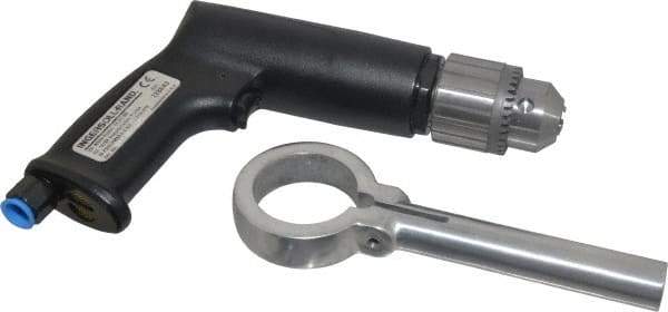 Ingersoll-Rand - 1/2" Keyed Chuck - Pistol Grip Handle, 950 RPM, 19 CFM, 0.5 hp, 90 psi - Benchmark Tooling