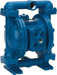 SandPIPER - 1" NPT, Metallic, Air Operated Diaphragm Pump - PTFE Diaphragm, Aluminum Housing - Benchmark Tooling