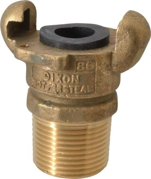 Dixon Valve & Coupling - 1" NPT, Universal Hose Coupling with Male NPT Ends - Brass - Benchmark Tooling